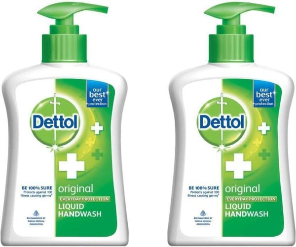 Dettol Original Everyday Protection Liquid Hand Wash (200ML, Pack of 2)