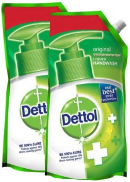 Dettol Original Everyday Protection Liquid Hand Wash (750ML, Pack of 2)