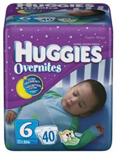 Vintage Huggies Diapers Biggest Size Huggies Overnites Diapers (40