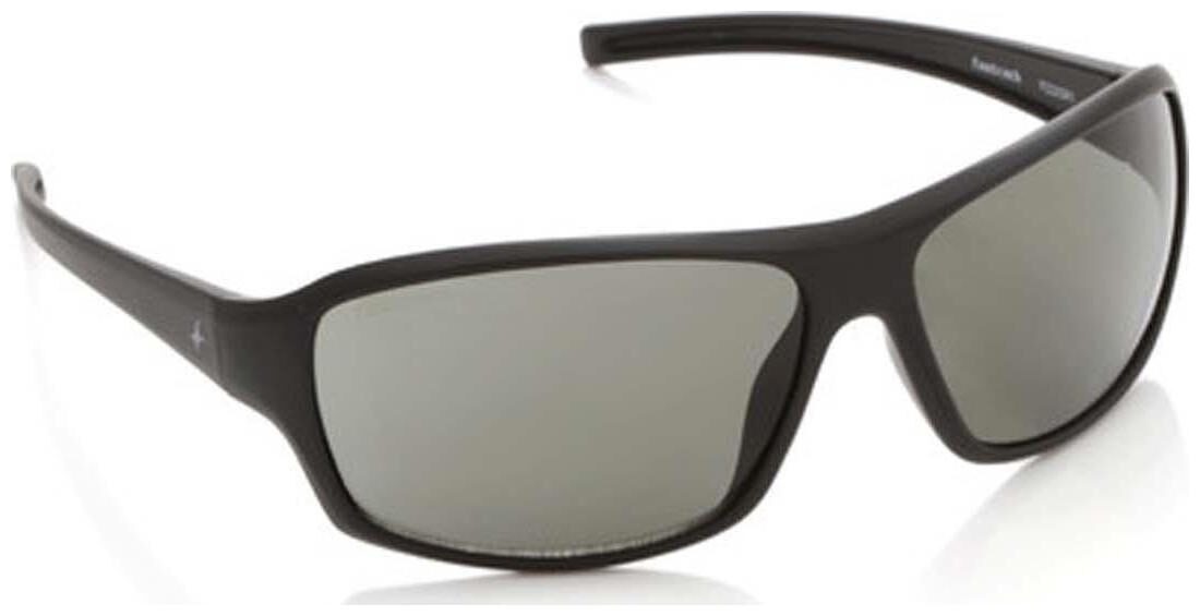Fastrack P222GR1 Wrap Men Sunglasses (Black, Free Size)