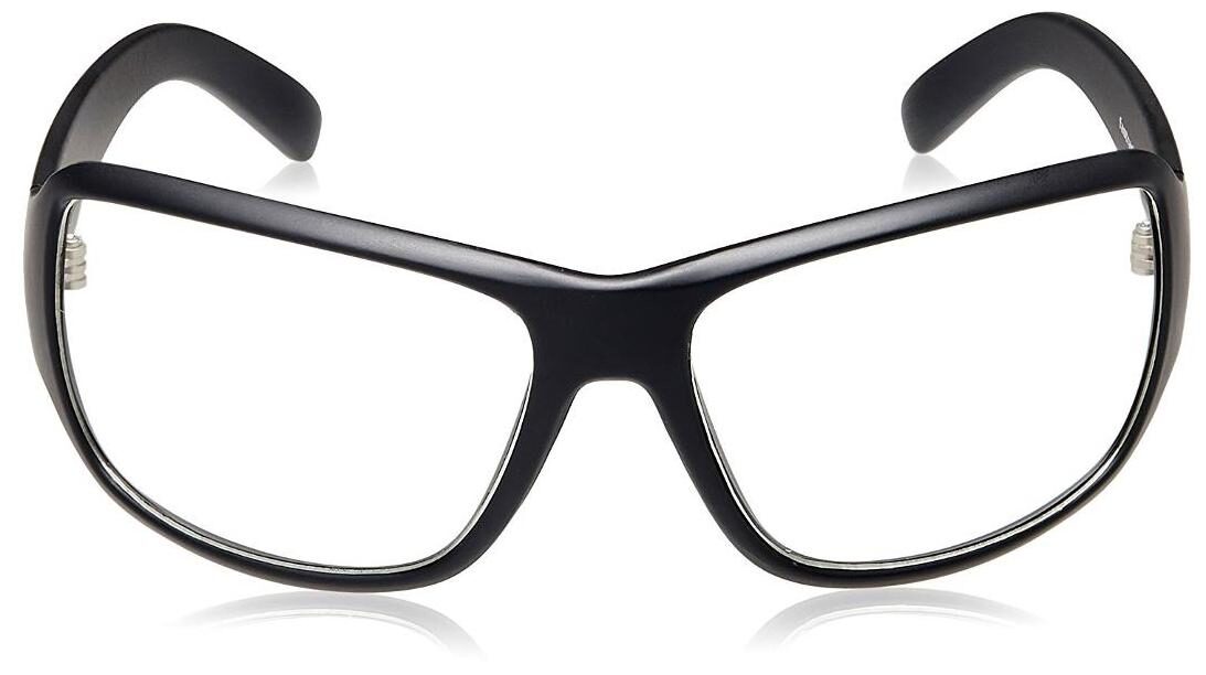 Fastrack P294WH1 Wrap Women Sunglasses (Black, Free Size)