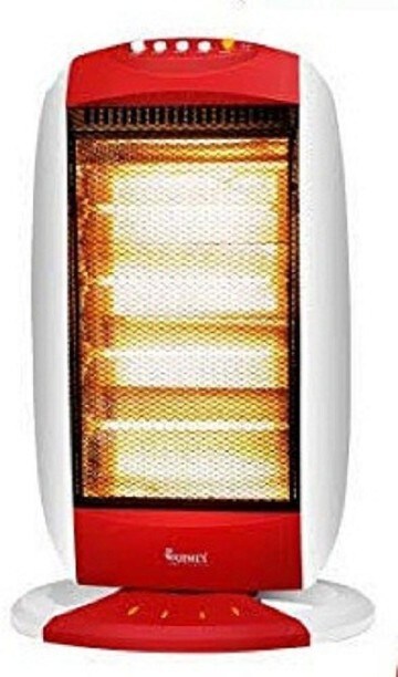 Warmex Passion Plus Halogen Room Heater (White & Red)