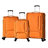Olympia Petra Spinner Luggage (Orange, Pack of 3)