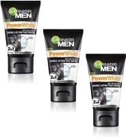 Garnier Power White Anti Pollution Double Action Face Wash (50GM, Pack of 3)