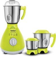 Maharaja Whiteline Powerclick Neon 750W Mixer Grinder (Green, 3 Jar)