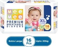 MeeMee Premium Breathable Diapers (16 PCS, XL)