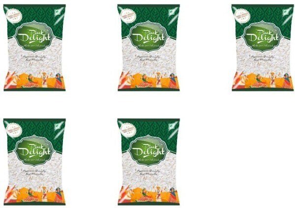 Pink Delight Premium Quntity Food Basmati Rice (5KG, Pack of 5) Price ...