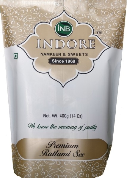 INB INDORE Premium Ratlami Sev Namkeen (400GM)