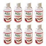 Dr. Morepen Protect Max Rose Instant Hand Sanitizer (Rose, 50ML, Pack of 8)