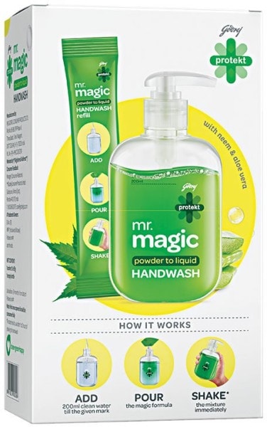 Godrej Protekt Mr. Magic Powder to Liquid Hand Wash (9GM)