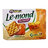 Julies Puff Sandwich Cheddar Cheese Cream Biscuits (Lemon, 180GM)