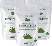 Herbal Vibe Pure Green Beans Powder Coffee (Green Coffee, 100GM, Pack of 3)