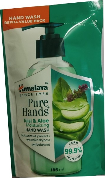 Himalaya Pure Hands Tulsi and Aloe Moisturizing Hand Wash (185ML)