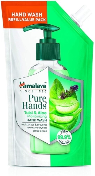 Himalaya Pure Hands Tulsi and Aloe Moisturizing Hand Wash (185ML, Pack of 4)