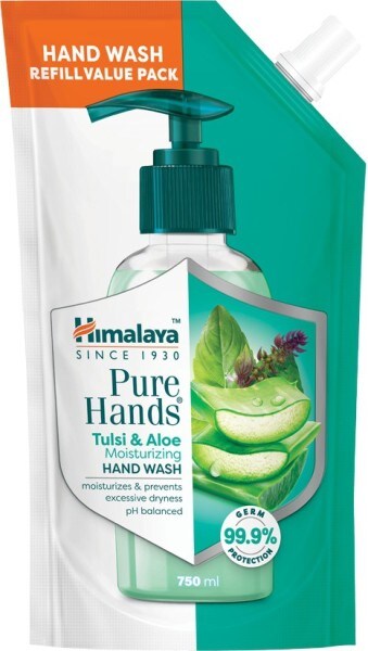 Himalaya Pure Hands Tulsi and Aloe Moisturizing Hand Wash (Tulsi and Aloe, 750ML)