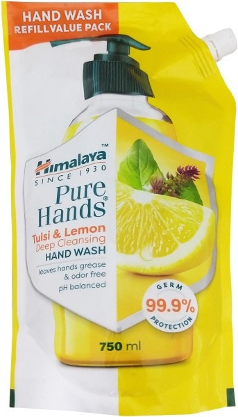 Himalaya Pure Hands Tulsi and Lemon Deep Cleansing Hand Wash (Tulsi and Lemon, 750ML)