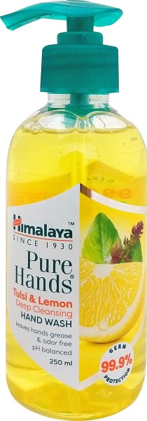 Himalaya Pure Hands Tulsi and Lemon Deep Cleansing Hand Wash (Tulsi and Lemon, 250ML)