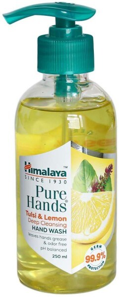 Himalaya Pure Hands Tulsi and Lemon Deep Cleansing Hand Wash (Tulsi and Lemon, 250ML, Pack of 2)