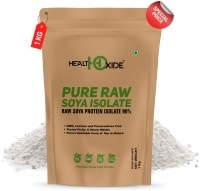 HealthOxide Pure Raw Soya Isolate Protein (1KG)