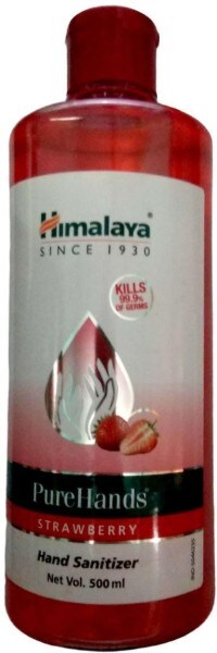 Himalaya PureHands Strawberry Hand Sanitizer (500ML)