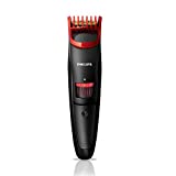 Philips QT4011/15 Beard & Moustache Trimmer (Black & Red)