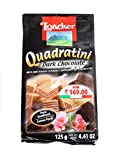 Loacker Quadratini Bite Size Wafers (Dark Chocolate, 125GM)