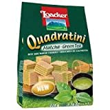 Loacker Quadratini Bite Size Wafers (Matcha Green Tea, 220GM)