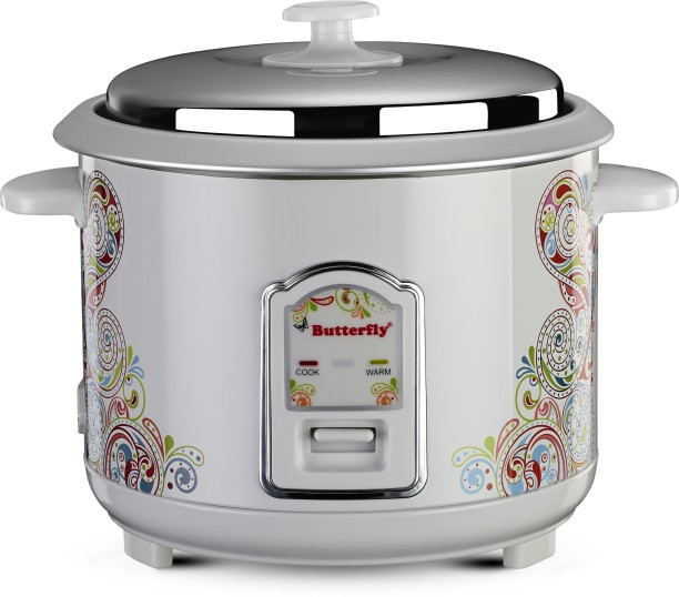 Butterfly RAGA 1.8 L Rice Cooker (White)