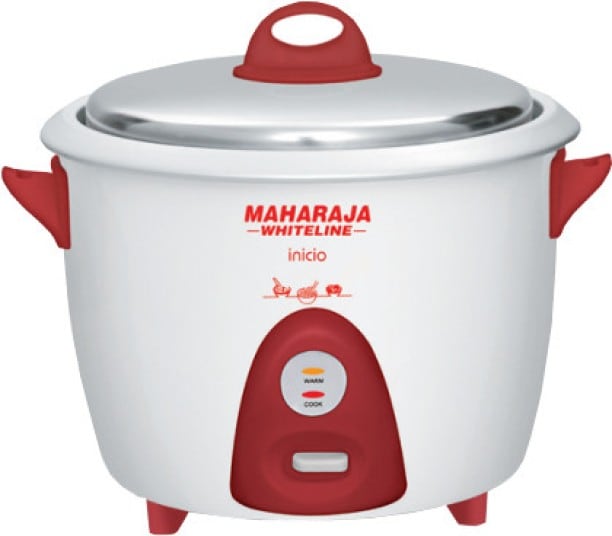 Maharaja Whiteline RC-100 1.8 L Rice Cooker (White)