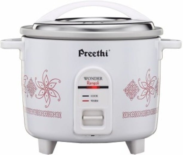 Preethi RC-319 1 L Rice Cooker (White)