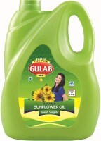 Gulab Oils Refind Sunflower Oil (5LTR, Pack of 2)