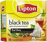 Lipton Rich Earl Grey Black Tea (18 Pieces)