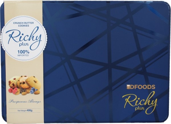 DFOODS Richy Plus Crunch Butter Cookies (400GM)