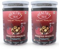 Healthy Treat Roasted Peanuts Namkeen (Tomato, 400GM, Pack of 2)