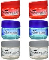 Park Avenue Rugged Hold Soft Hold Wet Look Hair Styling Gel (100GM, Pack of 6)