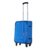 Safari Rush Trolley Luggage (23 Inch, Blue)