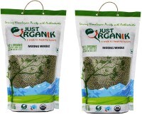 JUST ORGANIK Sabut Moong Dal (Green, 2KG)