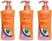 Lotus Herbals Safe Sun Anti Tan Body Lotion (250ML, Pack of 3)