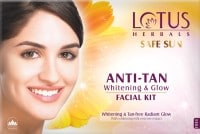 Lotus Herbals Safe Sun Anti Tan Whitening And Glow Facial Kit (40GM)