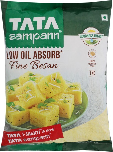 Tata Sampann Low Oil Absorb Fine Besan (1KG)