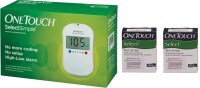 OneTouch Select Simple Glucometer (20 Strips, White)