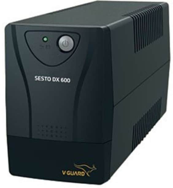 V-Guard Sesto DX 600 UPS (Black)
