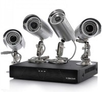 Shrih SH0015 CCTV Security Camera (4 Channel)