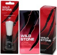 Wild Stone Shaving Brush Cream And After Shave (Pack of 3)