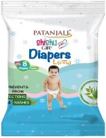 Patanjali Shishu Care Baby Diaper - L (8 PCS)