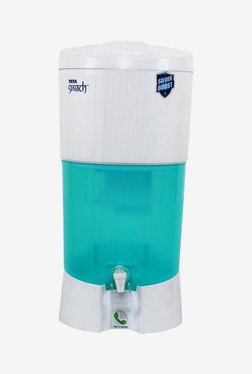 Tata Swach Silver Boost 27L Gravity Based Water Purifier (Green & White)