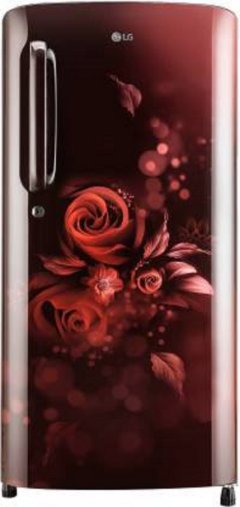 Compare LG 190 L Direct Cool Single Door 3 Star Refrigerator (GL B201ASED)