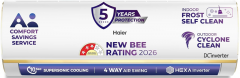 Compare Haier 1.5 Ton 3 Star Inverter Split AC (HSA19KHD-GAI3NB-I)