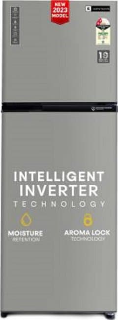 Realme TechLife 256 L Frost Free Double Door 2 Star Refrigerator (256JF2RM23)