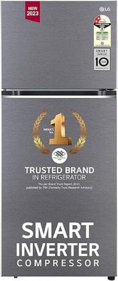 Compare LG 322 L Frost Free Double Door 3 Star Refrigerator (GL S342SDSX) vs Samsung 256 L Frost Free Double Door 3 Star Refrigerator (RT30C3733B1)